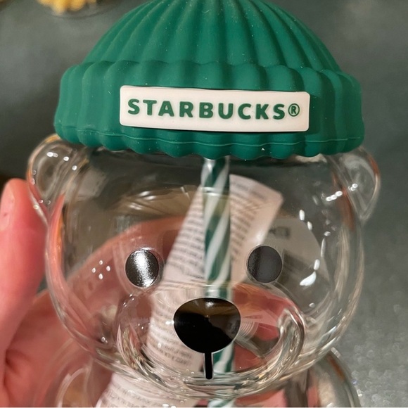 Starbucks Clear Bear Tumbler 2025 Holiday 🐻